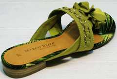 Стильные женские сандалии вьетнамки Marco Tozzi 2-27104-20 Green.