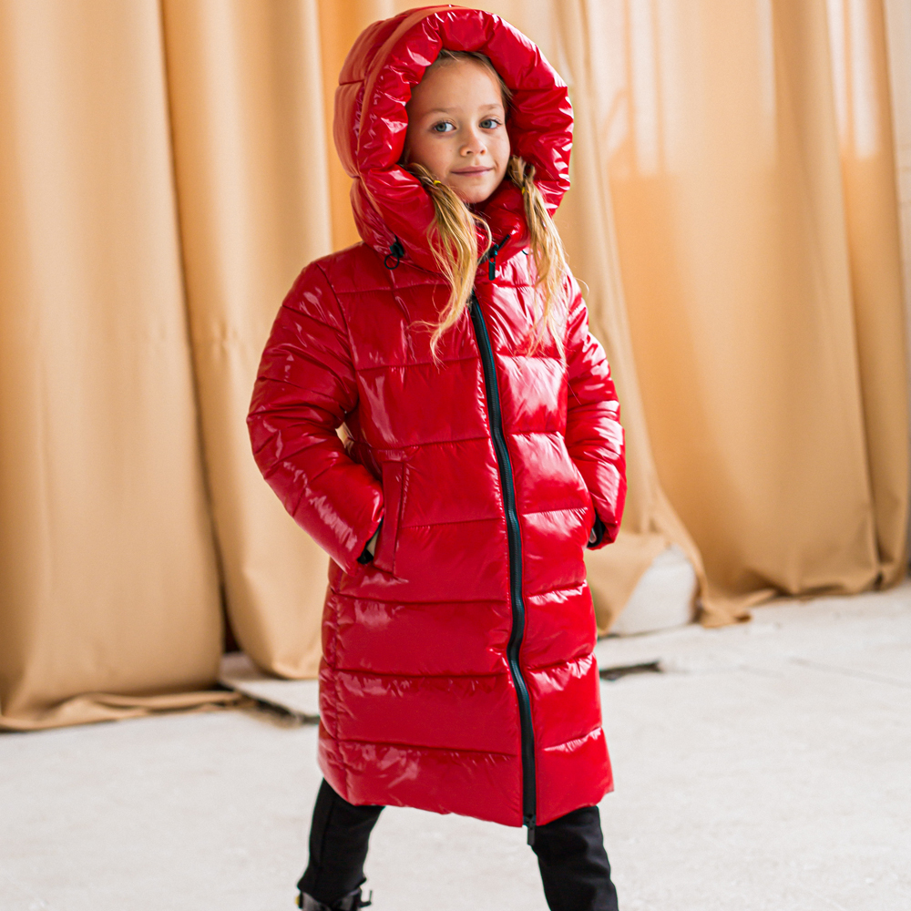 Детское, подростковое зимнее пальто для девочки