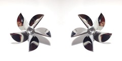 5114/5 New Series 5D Stainless Steel propeller L+R