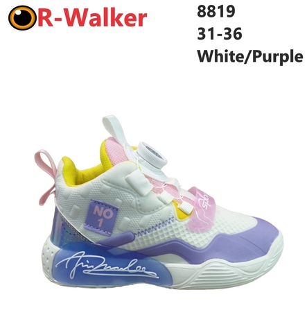 R-Walker 8819 White/Purple 31-36