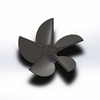 5114/5 New Series 5D Stainless Steel propeller L+R