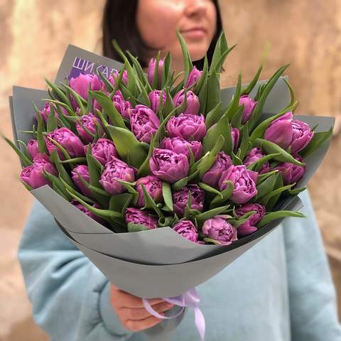 Photo of 35 peony tulips «Lavender cream»
