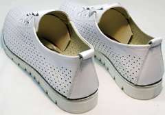 Стильные туфли кроссовки для повседневной носки женские летние Mi Lord 2007 White-Pearl.