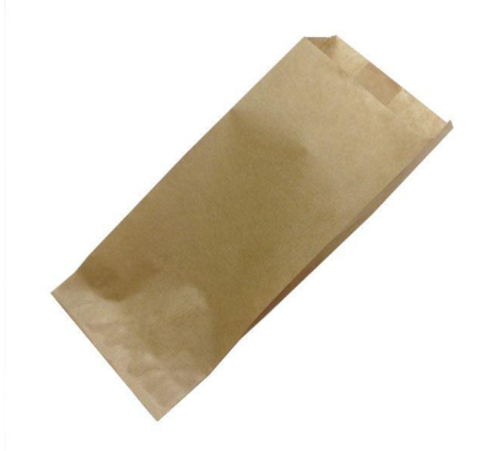Пакет бумажный (саше) 100х70х230 мм крафт (для половинки шаурмы)