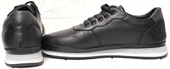Черные мужские кроссовки на осень TKN Shoes 155 sl Black.