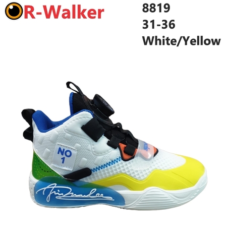 R-Walker 8819 White/Yellow 31-36