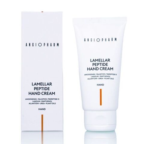 ANGIOPHARM ЛАМЕЛЛЯРНЫЙ КРЕМ ДЛЯ РУК С ПЕПТИДАМИ, 50 Мл | LAMELLAR PEPTIDE HAND CREAM