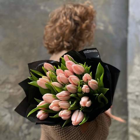 Photo of 25 premium tulips «Thijs Boots»