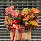 Photo of Flower basket «Queen of Autumn»