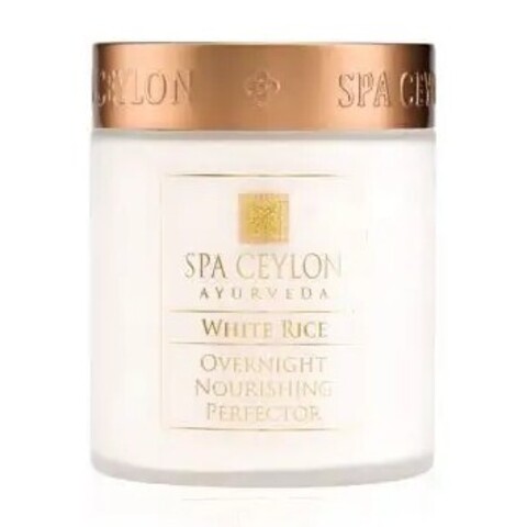 Ночной питательный крем для сухой и чувствительной кожи Белый рис 200 г, SPA Ceylon