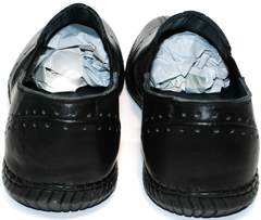 Кожаные спортивные туфли Luciano Bellini 107607 Black.