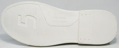 Женские модные кеды кожаные туфли на низком каблуке El Passo sy9002-2 Sport Black-White.