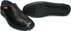 Туфли в спортивном стиле мужские Luciano Bellini 107607 Black.