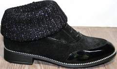 Носки туфли женские Kluchini 5161 k255 Black