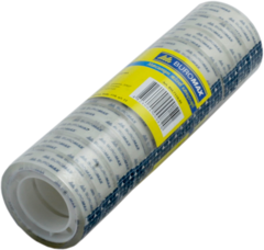 Скотч канцелярский Buromax односторонний 12 мм 10 м прозрачный (BM.7110-01)