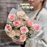 Photo of Delicate romantic bouquet «Pink Necklace»