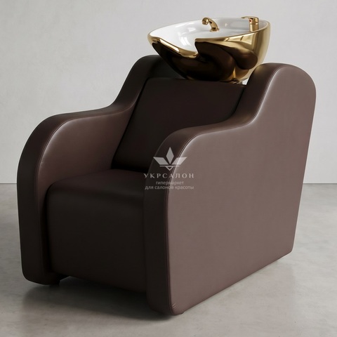 Парикмахерская мойка Dina Gold White