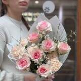 Photo of Delicate romantic bouquet «Pink Necklace»