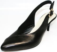 Женские туфли летние Kluchini 5190 Black.