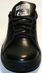 Черные кроссовки женские adidas stan smith black Indi-R