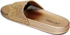 Сланцы обувь женские J.B.P. Shoes NU25 Gold.