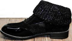 Женские туфли похожие на мужские Kluchini 5161 k255 Black
