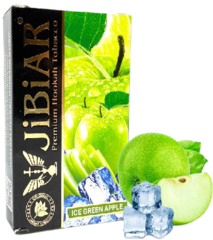 Табак Jibiar Ice Green Apple (Джибиар Лед Зеленое Яблоко) 50г