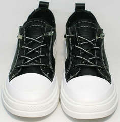 Женские сникерсы туфли повседневные El Passo sy9002-2 Sport Black-White.