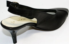 Модные туфли босоножки Kluchini 5190 Black.