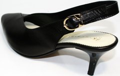 Летние туфли босоножки Kluchini 5190 Black.