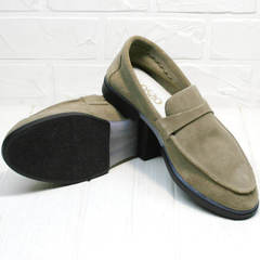 Весенние туфли лоферы женские Osso 2668 Beige.