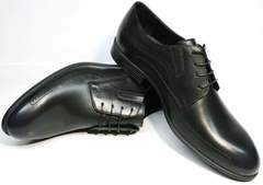 Мужские официальные туфли броги дерби Ikos 3416-4 Dark Blue.