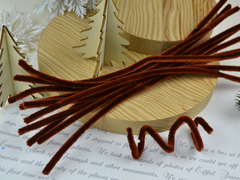 Синельная проволока простая коричневая