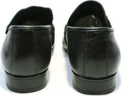Легкие мужские туфли кожа Mariner 4901 Black.