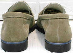 Модные женские туфли лоферы без каблука Osso 2668 Beige.