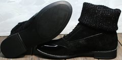 Купить замшевые ботинки женские Kluchini 5161 k255 Black