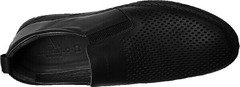 Летние мужские туфли спортивного стиля Arsello 1822 Black Leather.