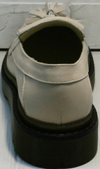 Светло бежевые туфли на маленьком каблуке Markos S-6 Light Beige.