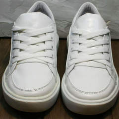 Белые спортивные туфли кроссовки женские для ходьбы Maria Sonet 274k All White