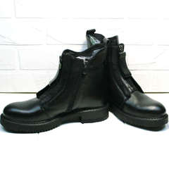 Стильные осенние ботинки женские Tina Shoes 292-01 Black.