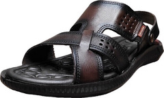 Кожаные сандали босоножки мужские спортивные Pegada 133156-02 Dark Brown.