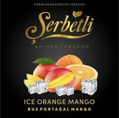 Тютюн Serbetli Ice Orange Mango (Щербетлі Лід Апельсин Манго) 50г