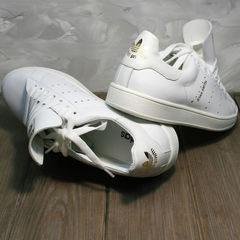 Кеды белые женские Adidas Stan Smith White-R A14w15wg