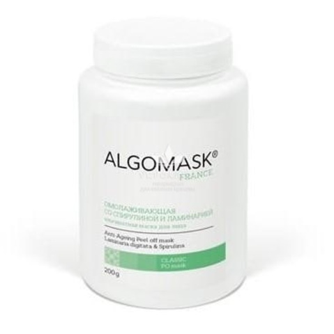 Альгинатная маска Омолаживающая со cпирулиной и ламинарией Algomask