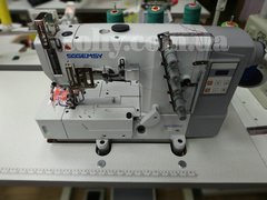 Фото: Плоскошовная промышленная машина со встроенным сервомотором и блоком управления Gemsy GEM 5501АE-02DN (5,6 мм)