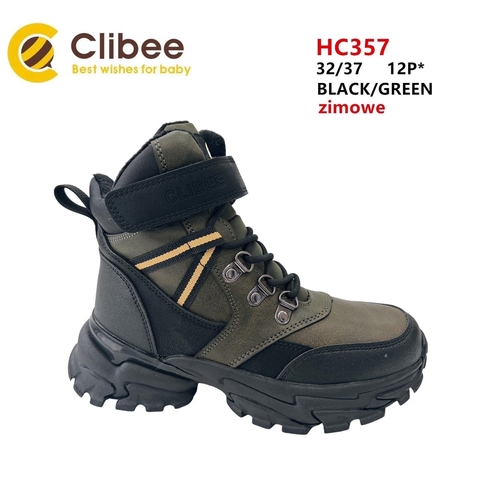 Clibee (зима) HC357 Black/Green 32-37