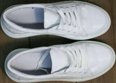 Стильные кроссовки кеды белые женские Maria Sonet 274k All White.