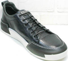 Осенние мужские кроссовки на каждый день Luciano Bellini C6401 TK Blue.