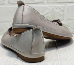 Удобные балетки туфли женские на маленьком каблуке Wollen G036-1-1545-297 Vision.