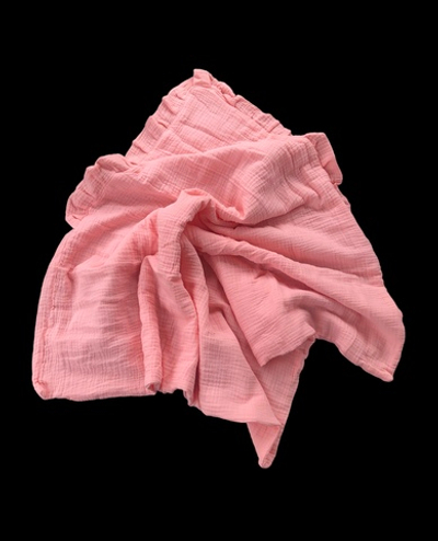 Конверт-ковдра з бантом, муслін, хлопкопон, 80*80 см, ТМ "UA"